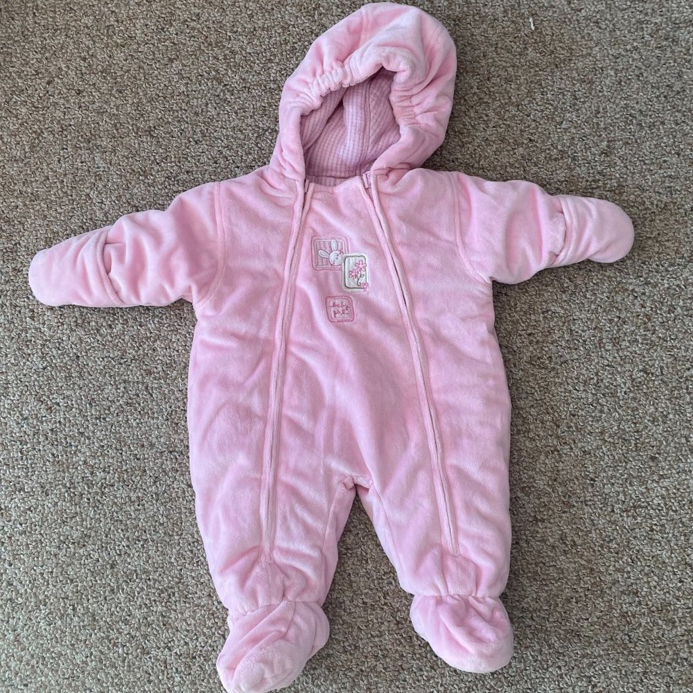 3 Month Pink Snowsuit